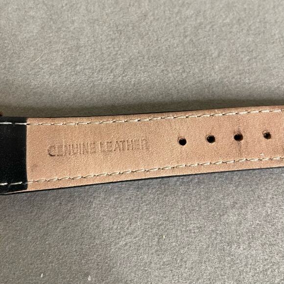 Cluse Minuit Womens Black Rose Gold Tone Leather Strap Watch - Picture 5 of 7